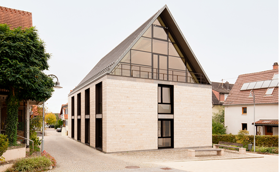 Rathaus, Ratssaal Kirchentellinsfurt, Riehle+Assoziierte, Umbau, Anbau, Zeeb + Frisch, Architektur, Architekturfotografie, 