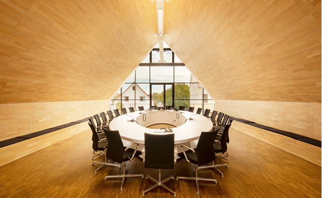 Rathaus, Ratssaal Kirchentellinsfurt, Riehle+Assoziierte, Umbau, Anbau, Zeeb + Frisch, Architektur, Architekturfotografie, 