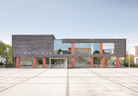 Rathaus Dußlingen, Gemeinde Dußlingen, Zeeb + Frisch, Glück + Partner GmbH, Freie Architekten BDA, Hugo-Häring, Ingenieurg, Architektur,