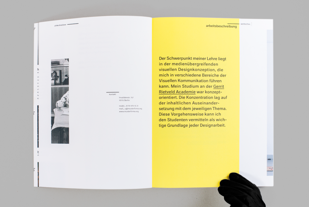 Konzept und Layout, Ulrike Brückner, Musterfirma.org, Designlehre, Gestaltungslehre, FH Dortmund, Kommunikationsdesign, visuelle Kommunikation